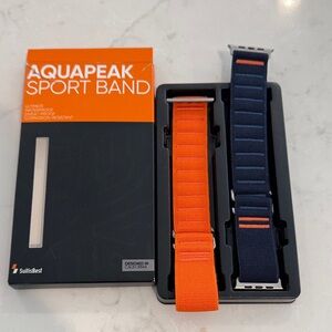 AquaPeak Sport Band - Orange and Blue